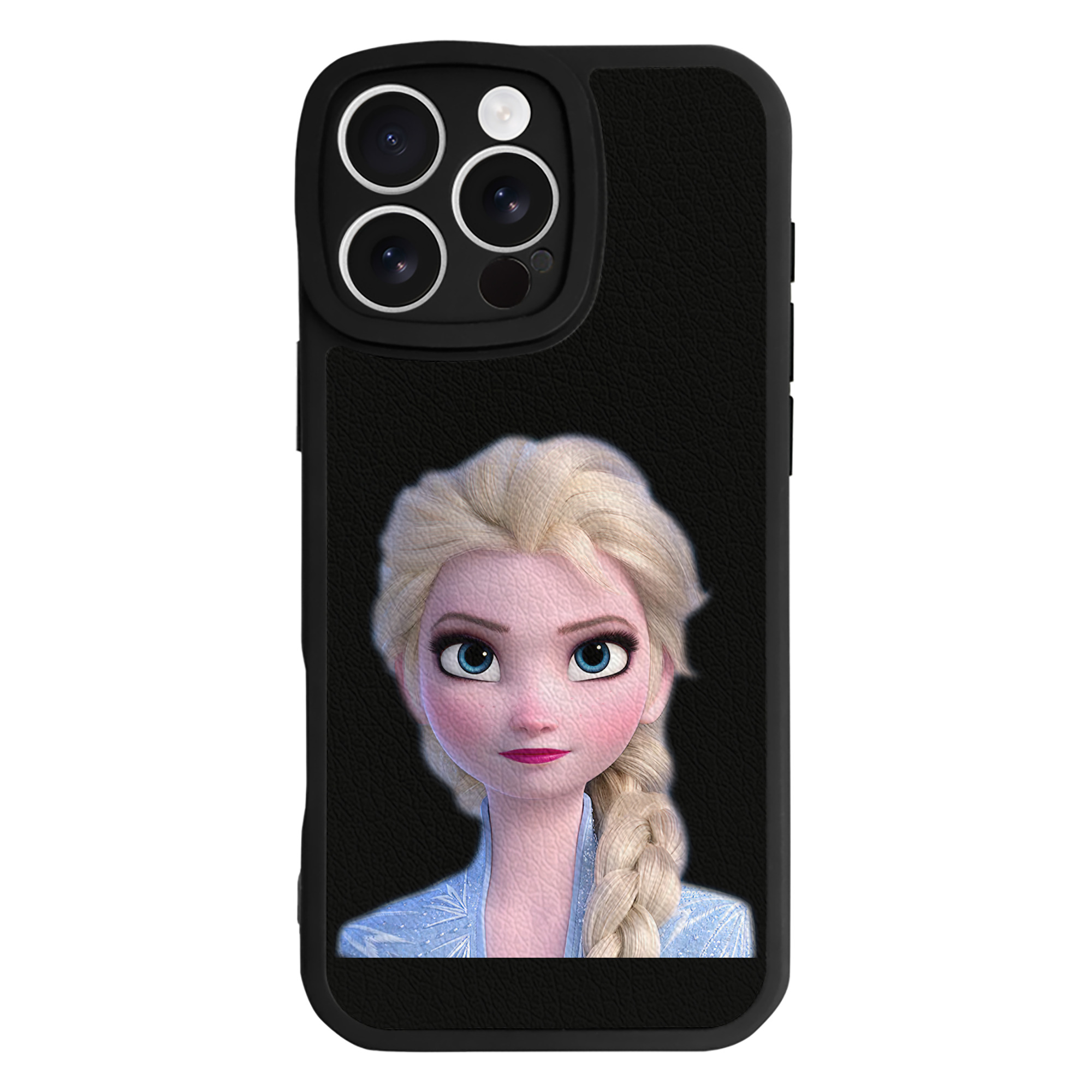 （画像用） アナと雪の女王 アンナ エルサ Frozen Anna Elsa 【iPhone 16シリーズ対応】シリコンスマホケース（レザー調） 材質：シリコン